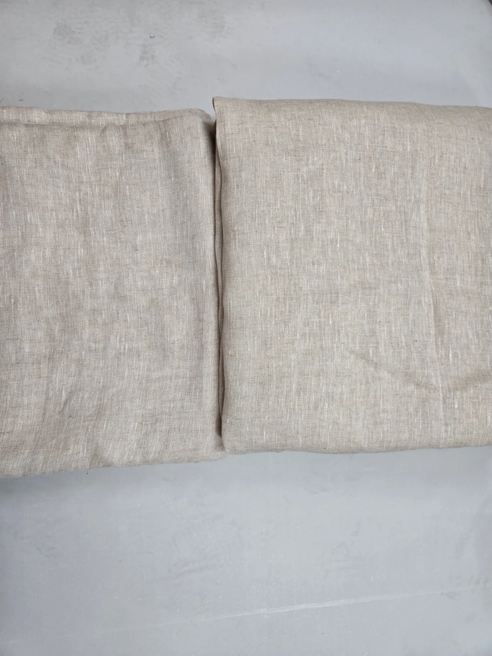 NWOT QUINCE Set Of 4 48x108 European Linen Sheer Curtains Flax 9960